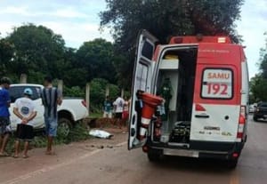 Motociclista morre após colidir com carro em avenida de Várzea Grande