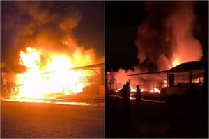 Borracharia é incendiada por criminosos em cidade do interior de Mato Grosso