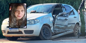 Mulher morre em batida entre carro e caminhão em cidade do interior de Mato Grosso