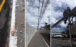 Trabalhador sofre queda durante montagem de estrutura no Parque das Águas