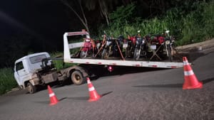 Guarda Municipal de VG apreende 17 motocicletas em operação contra poluição sonora