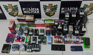 Polícia Militar apreende 298 cigarros eletrônicos e prende suspeito por contrabando