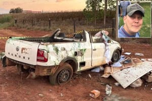 Empresário morre após perder controle de picape e capotar em rodovia federal de Mato Grosso