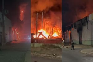 Incêndio de grandes proporções destrói almoxarifado de Prefeitura de VG