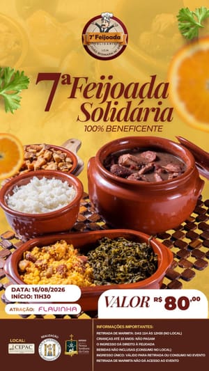 Feijoada Solidária chega à 7ª edição em Várzea Grande