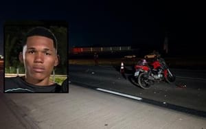 Motociclista de 19 anos morre ao atingir boi em rodovia federal de Mato Grosso