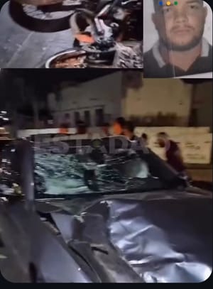 Acidente entre BMW e motocicleta mata jovem de 24 anos na Isaac Póvoas em Cuiabá