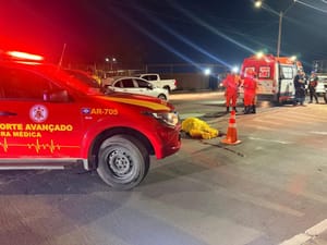 Idoso morre na hora após ser atropelado por moto de alta cilindrada em Várzea Grande