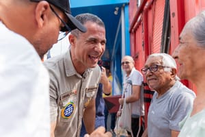 Em Várzea Grande, Coronel Assis arrasta multidão em caminhada pelo Cristo Rei