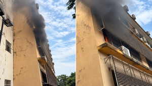 Curto-circuito em ar-condicionado provoca princípio de incêndio em bloco da UFMT