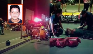 Motociclista atravessa canteiro antes de acidente; jovem de 20 anos morre em MT